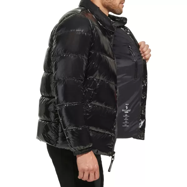 Calvin Klein Puffer JacketMen Winter Coat Water ResistantBlack