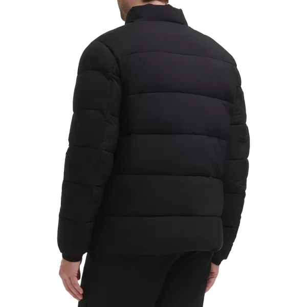 Calvin Klein Puffer JacketMen Winter Coat Water ResistantEbony