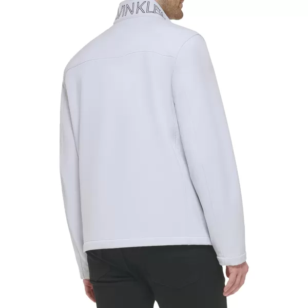 Calvin Klein Water Resistant Windbreaker Jackets for Men Standard and Big and TallCrisp White