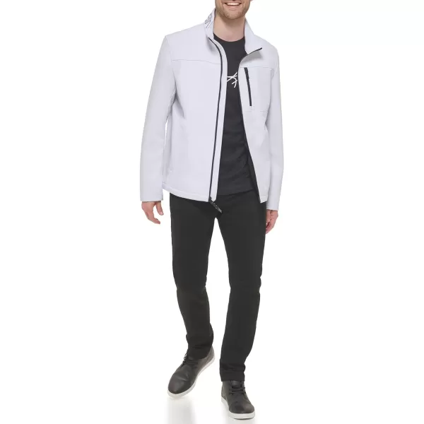 Calvin Klein Water Resistant Windbreaker Jackets for Men Standard and Big and TallCrisp White