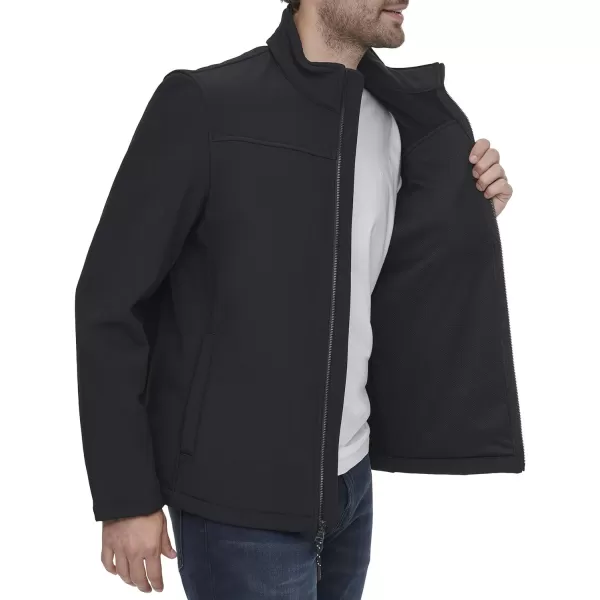 Calvin Klein Water Resistant Windbreaker Jackets for Men Standard and Big and TallDeep Black