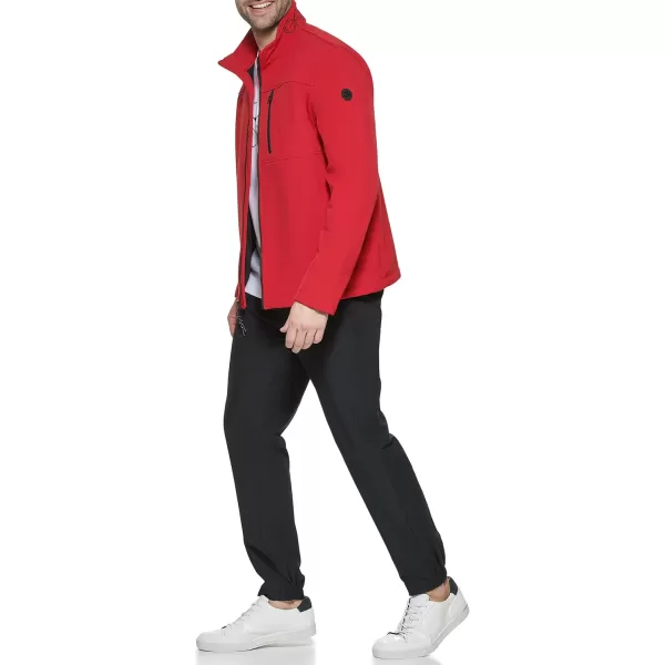 Calvin Klein Water Resistant Windbreaker Jackets for Men Standard and Big and TallDeep Red