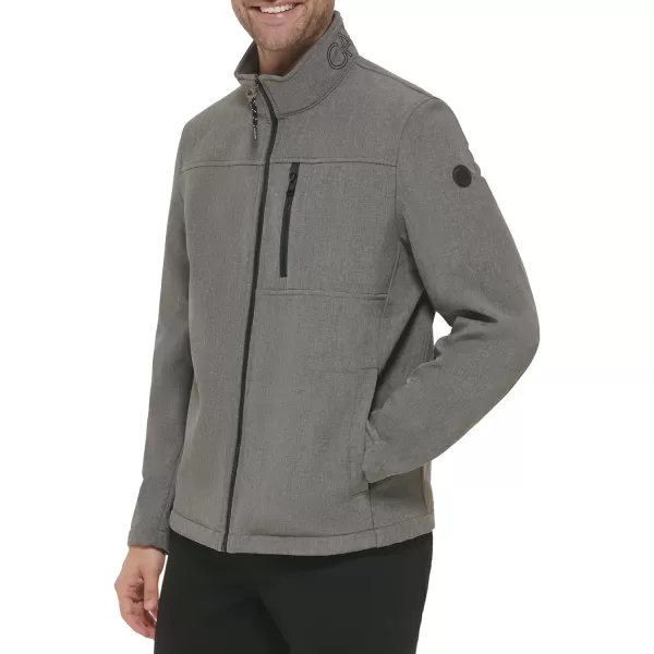 Calvin Klein Water Resistant Windbreaker Jackets for Men Standard and Big and TallLight Grey