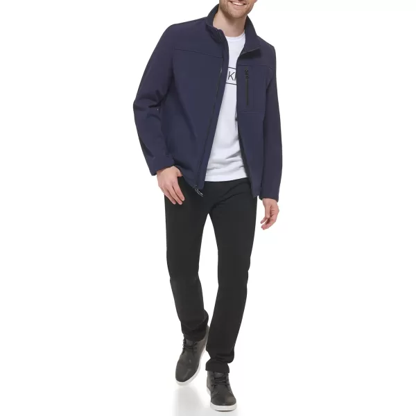 Calvin Klein Water Resistant Windbreaker Jackets for Men Standard and Big and TallNew Navy