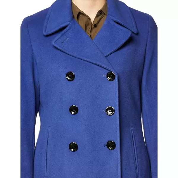 Calvin Klein Womens Double Breasted Peacoat Petite Standard PlusSonic