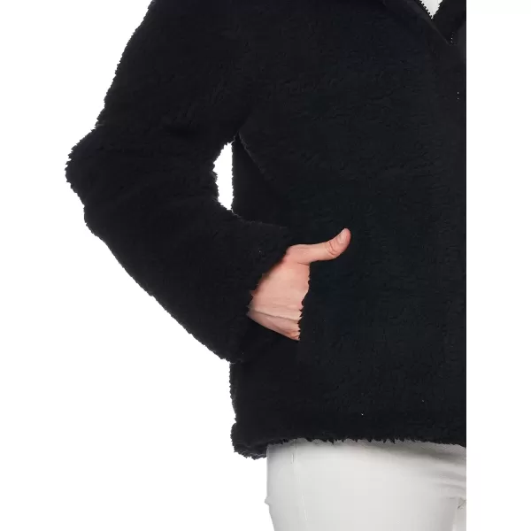 Calvin Klein Womens Faux Sherpa CoatBlack