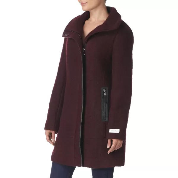 Calvin Klein Womens Wool JacketChianti Black