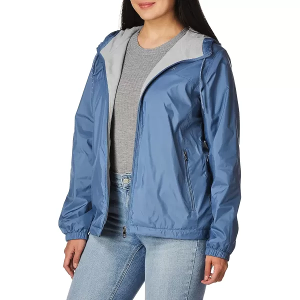 Calvin Klein Womens Zip Front WindbreakerBlue Crush