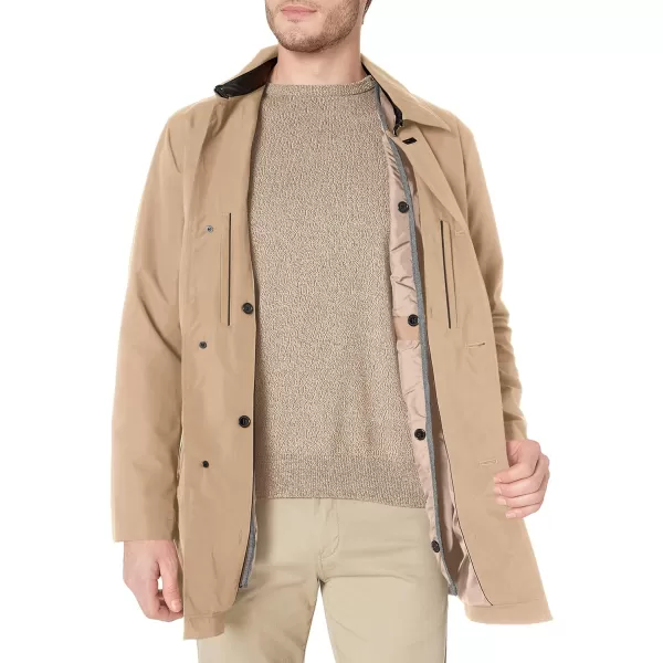 Cole Haan Mens Car CoatBeige