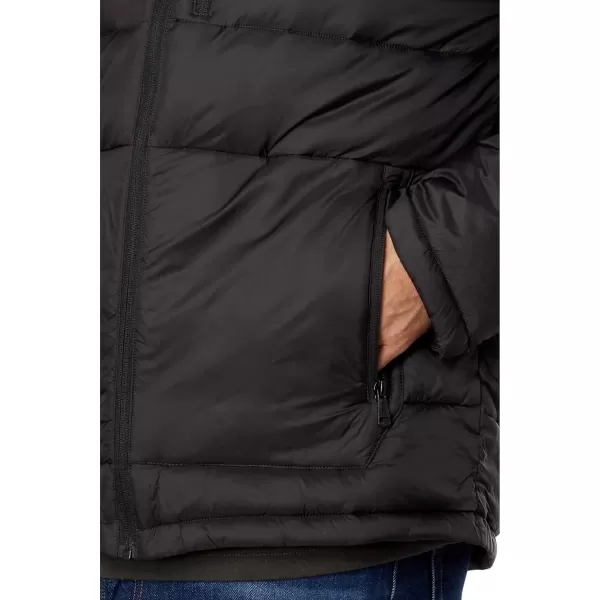 Cole Haan Mens Hooded Nylon Puffer JacketBlack