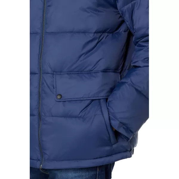 Cole Haan Mens Puffer Jacket with BibNavy