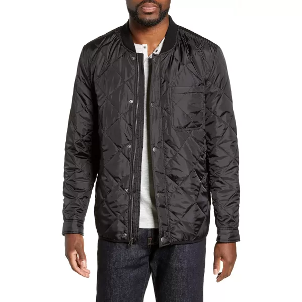 Cole Haan Mens Transitional Quilted Nylon JacketBlack