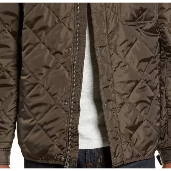 Cole Haan Mens Transitional Quilted Nylon JacketOlive