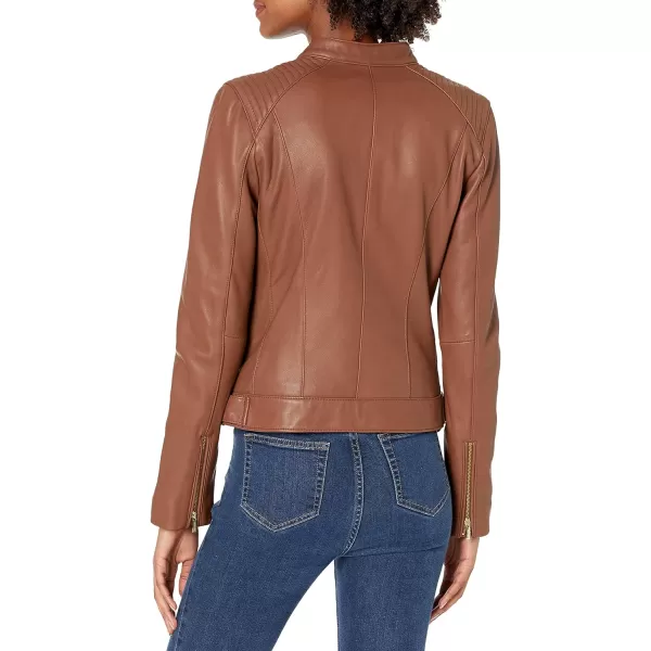 Cole Haan Racer Leather Jacket Women Love to Have in Their ClosetHickory