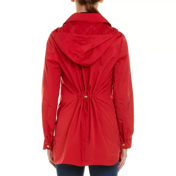 Cole Haan Womens Adjustable Packable Unlined CoatRed