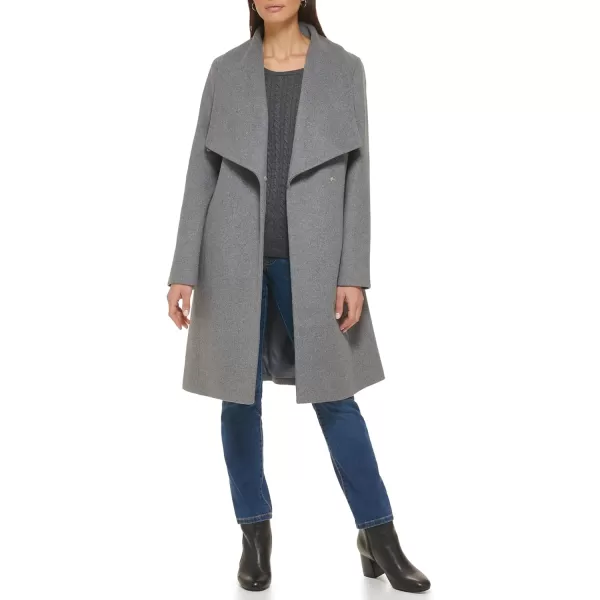 Cole Haan Womens Belted Wool Classically Elegant Coat for YearRound StyleCharcoal