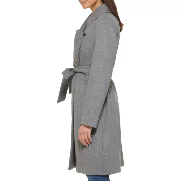 Cole Haan Womens Belted Wool Classically Elegant Coat for YearRound StyleCharcoal