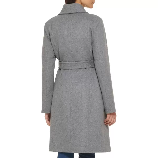 Cole Haan Womens Belted Wool Classically Elegant Coat for YearRound StyleCharcoal