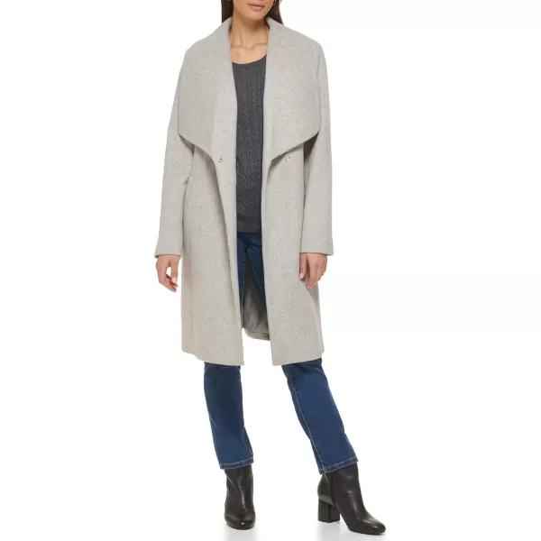 Cole Haan Womens Belted Wool Classically Elegant Coat for YearRound StyleLt Grey