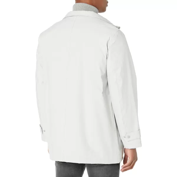 DKNY Mens All Mans Stretch Poly TrenchIce