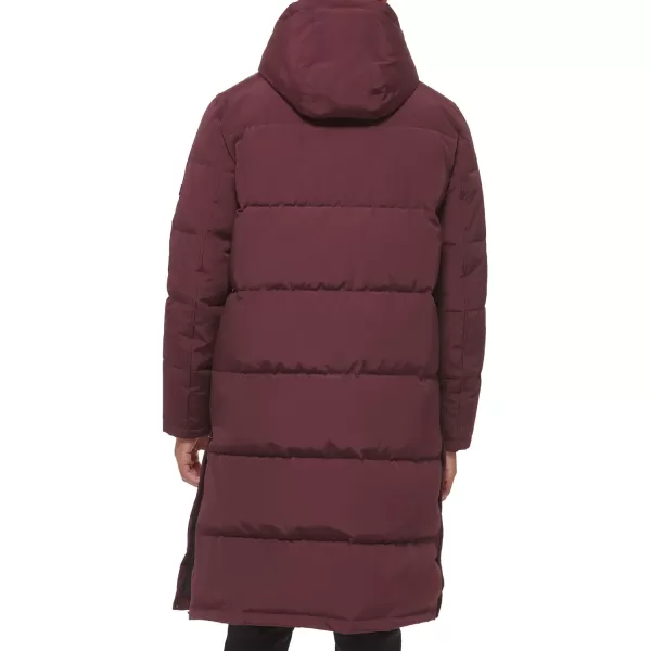 DKNY Mens Arctic Cloth Hooded Extra Long Parka JacketPort