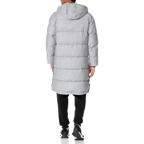 DKNY Mens Arctic Cloth Hooded Extra Long Parka JacketReflection