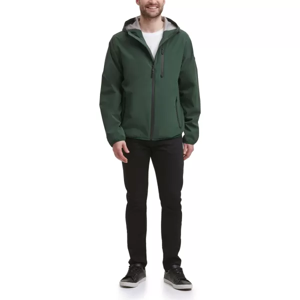 DKNY Mens Stretch Performance HoodyGreen