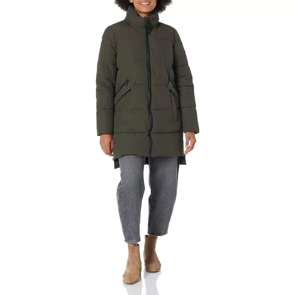 DKNY Womens Cold Weather Outerwear PufferLoden