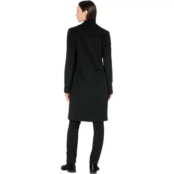 DKNY Womens Walker Wool CoatBlack