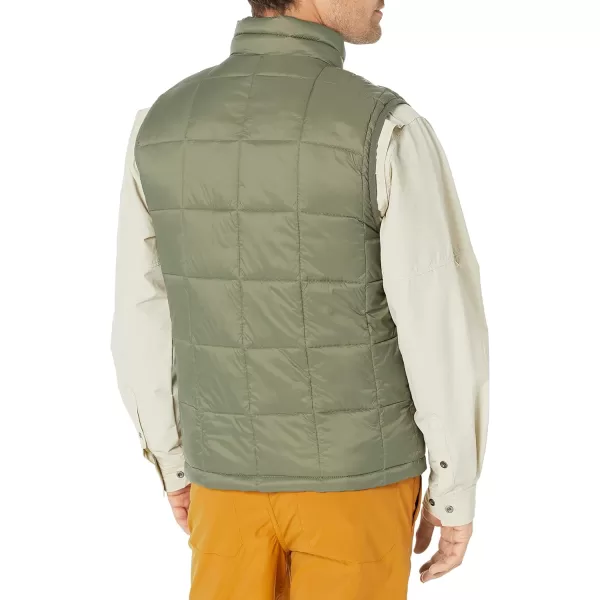 Dockers Mens Box Quilted Puffer VestOlive