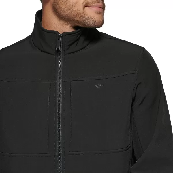 Dockers Mens Clean Zipup Softshell JacketBlack