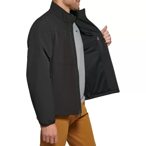 Dockers Mens Clean Zipup Softshell JacketBlack