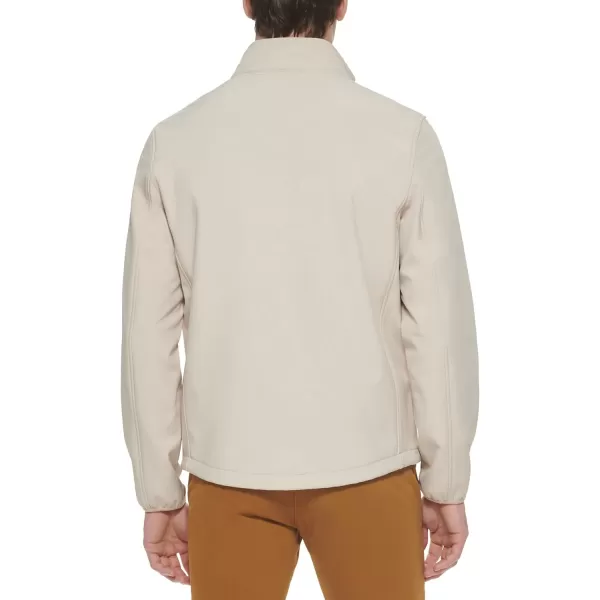 Dockers Mens Clean Zipup Softshell JacketKhaki