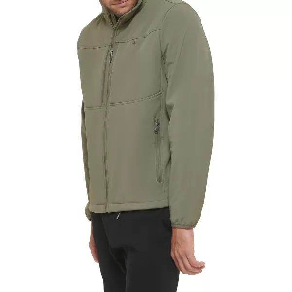 Dockers Mens Clean Zipup Softshell JacketOlive