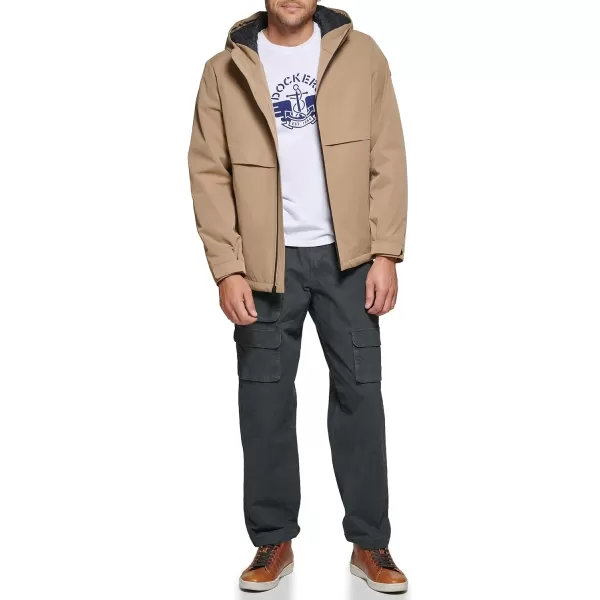 Dockers Mens Flex Tech Filled Storm JacketKhaki