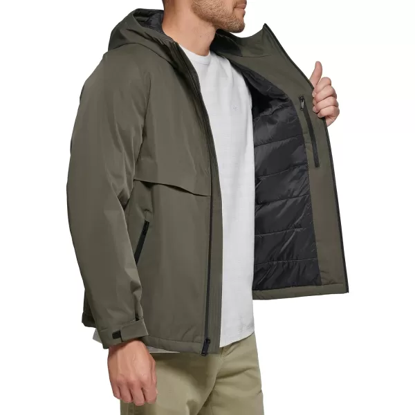 Dockers Mens Flex Tech Filled Storm JacketOlive