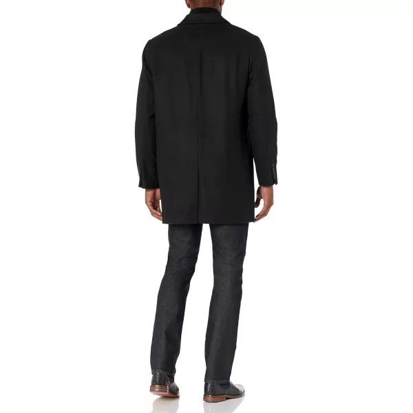 Dockers Mens Henry Wool Blend Top CoatBig amp Tall Black