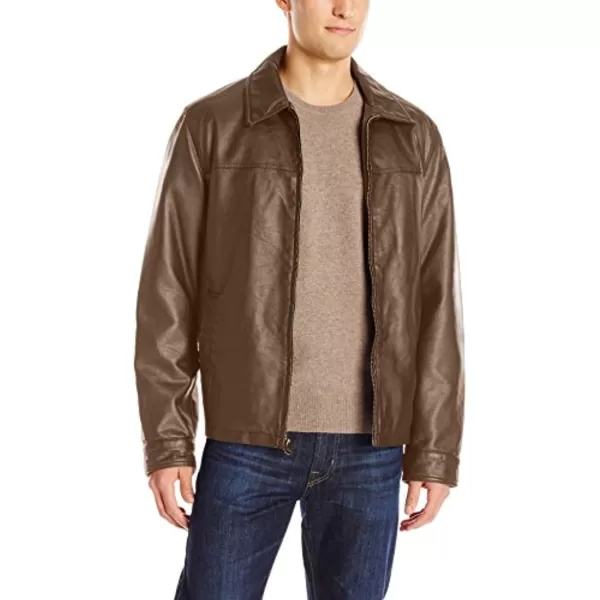 Dockers Mens James Faux Leather JacketEarth