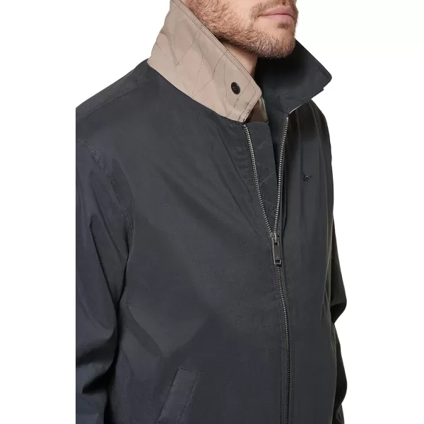 Dockers Mens Micro Twill Golf Bomber JacketBlack