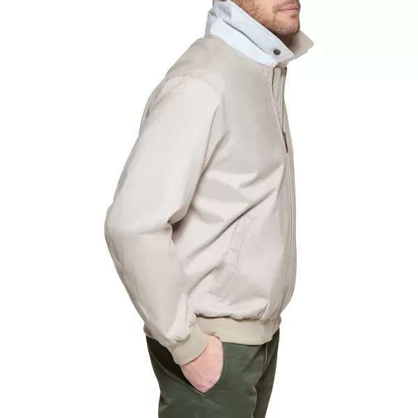 Dockers Mens Micro Twill Golf Bomber JacketKhaki