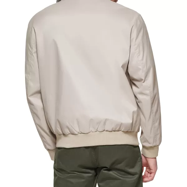 Dockers Mens Micro Twill Golf Bomber JacketKhaki