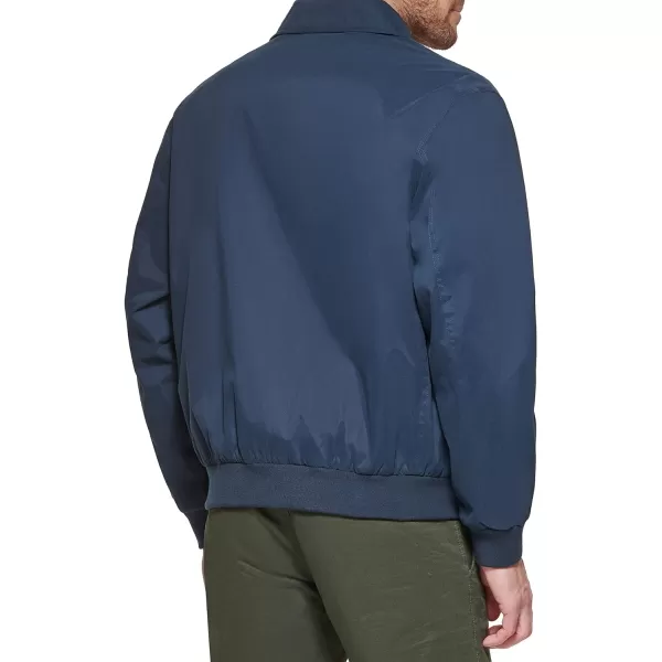 Dockers Mens Micro Twill Golf Bomber JacketNavy