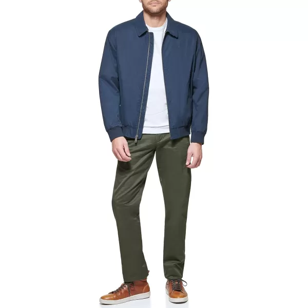 Dockers Mens Micro Twill Golf Bomber JacketNavy