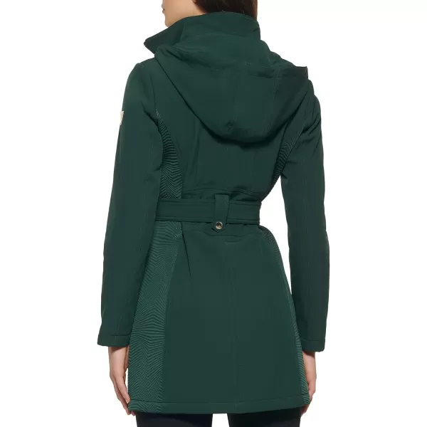 GUESS Softshell Coat Casual Transitional Jacket for Women Fall to Winter WardrobePine