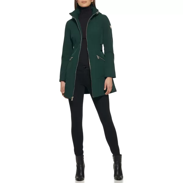 GUESS Softshell Coat Casual Transitional Jacket for Women Fall to Winter WardrobePine