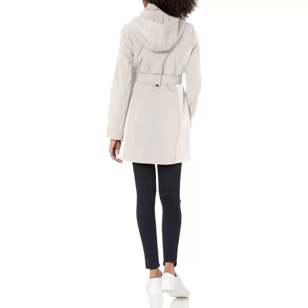 GUESS Softshell Coat Casual Transitional Jacket for Women Fall to Winter WardrobeStone