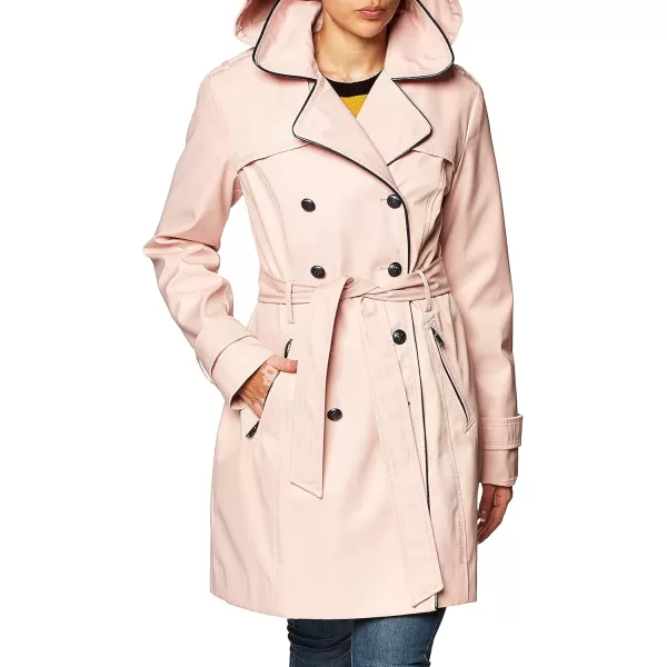 GUESS Womens Double Breasted TrenchcoatBlush