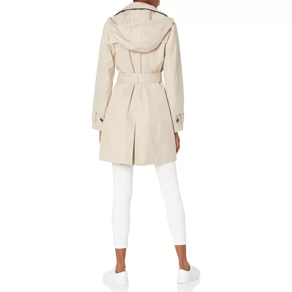 GUESS Womens Double Breasted TrenchcoatKhaki