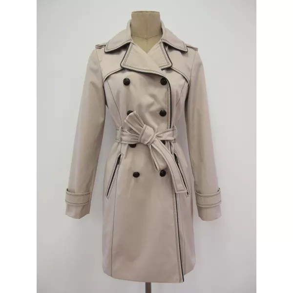 GUESS Womens Double Breasted TrenchcoatKhaki