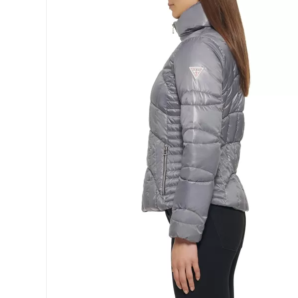 GUESS Womens Midweight Puffer JacketGrey